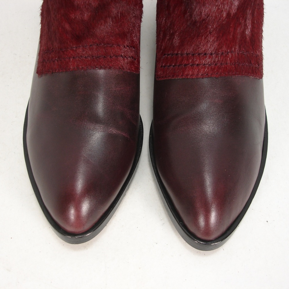 ALEXANDER WANG CARA CALF HAIR LEATHER BOOTIES 37 - Picture 5 of 8